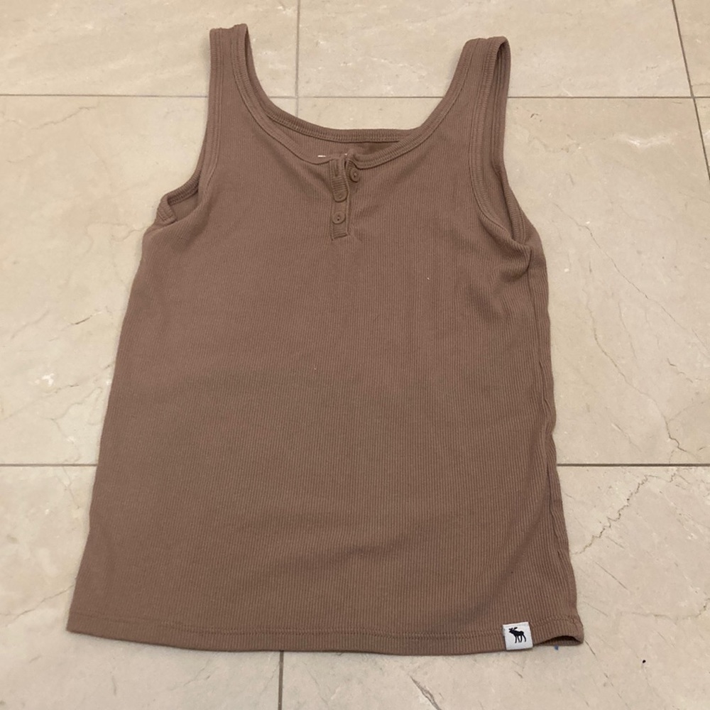 Tan Abercrombie tank girls size 11/12